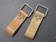 Show product details for Czech Military Leather Belt Hangers Set of 2
