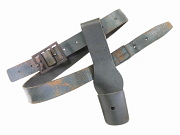 Show product details for Italian WW2 Soldiers Belt and Bayonet Frog Set #4320
