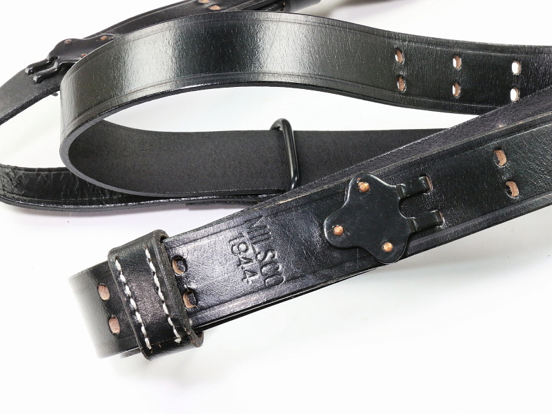 US Model 1907 Leather Sling Reproduction Black WW2
