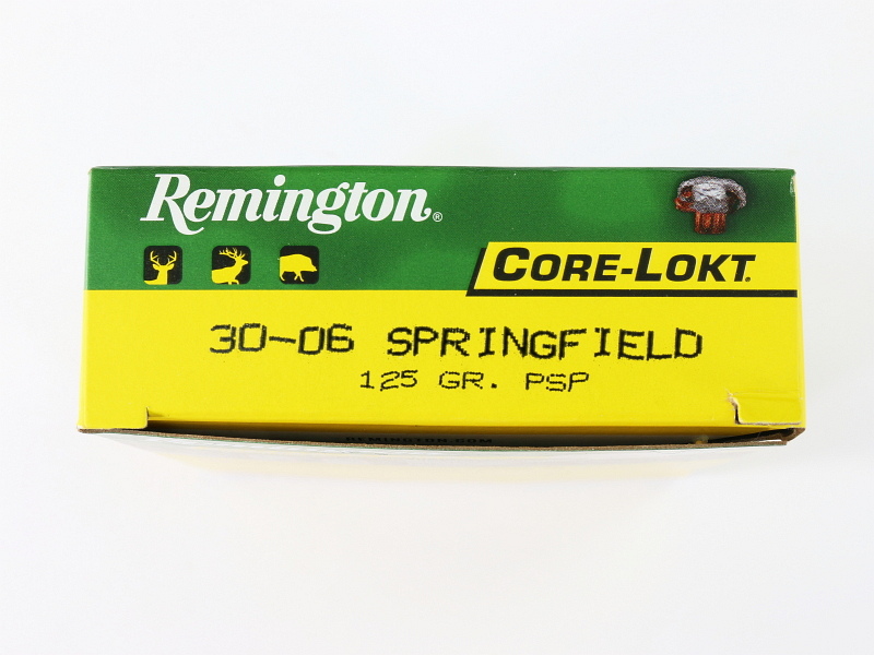 30-06 Springfield Ammunition Remington Core-Lokt 125 grn PSP