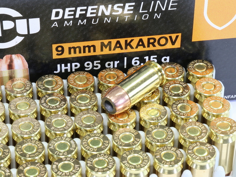 9mm Makarov Ammunition PPU JHP
