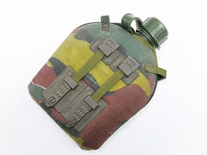 Belgian M90 Camo Canteen and Pouch