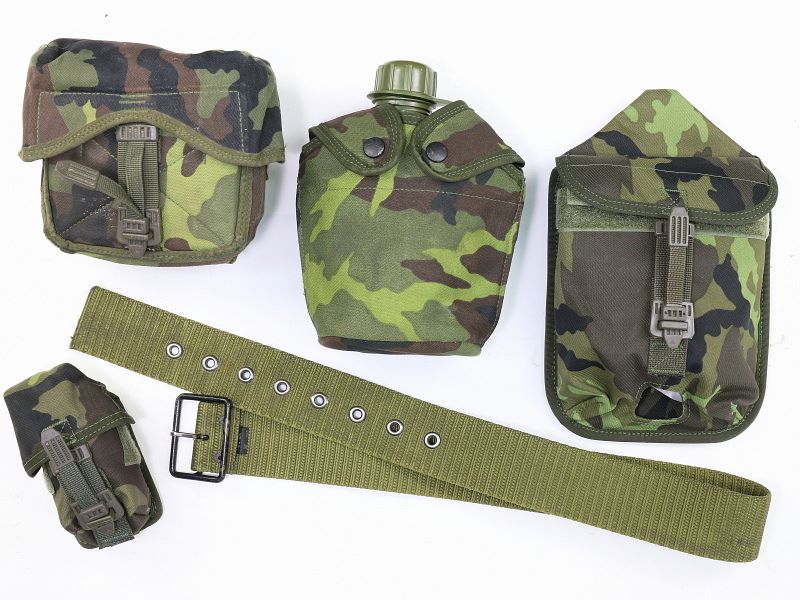 Czech Military Belt and Pouch Set