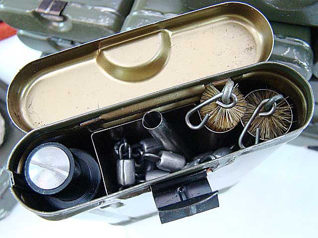 German "Tobaco Tin" K98 Type G3 Rifle Cleaning Kit 