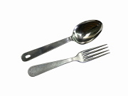 French Army Fork and Spoon