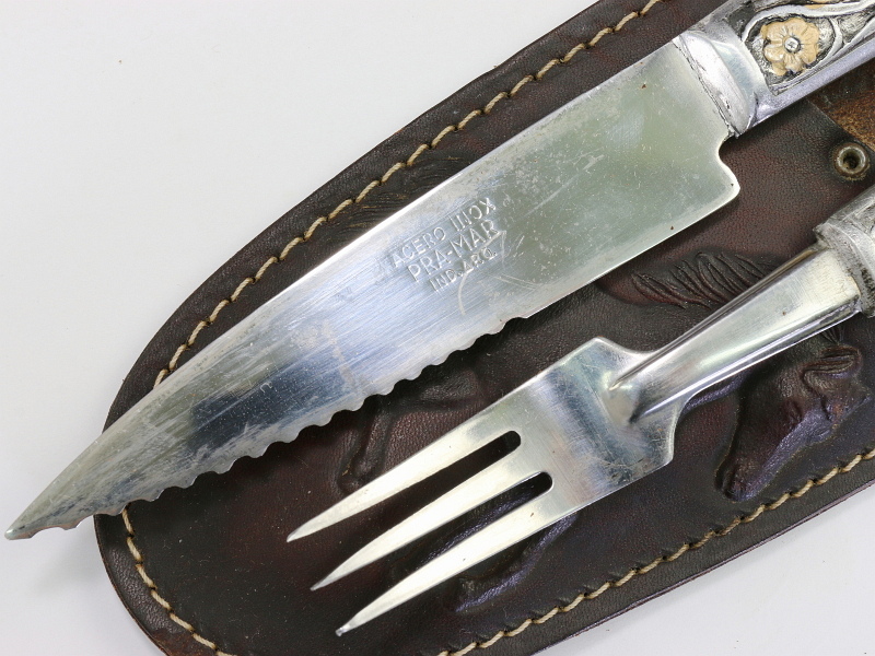Argentine Gaucho Knife and Fork Set #3897