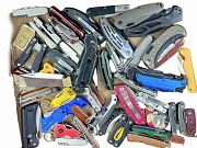 Lot of 50+ Used Pocket Knives #4341