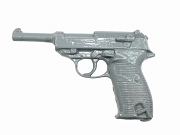 P38 Pistol Aluminum Dummy Gun #4395