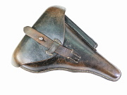 German WW2 Luger Pistol POLICE Holster Dated 1941 #3702