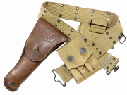 US WW1 Belt Pouch and M1916 Holster Set #4736