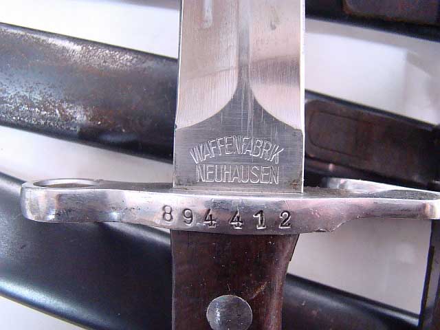 Swiss K31 Bayonet Used