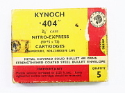 404 Nitro Express Ammunition Kynoch MC SOLID 1 Box