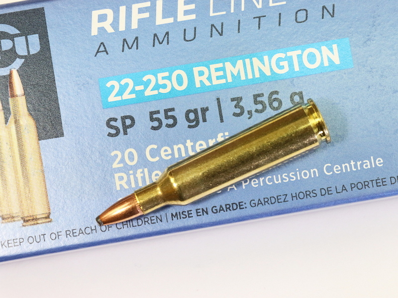 22-250 Remington Ammunition PPU SP 