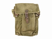 AK-47 Canvas Magazine Pouch 3 Cell Green Romanian USED