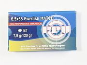 6.5 Swedish Mauser MATCH Ammunition PPU HPBT 