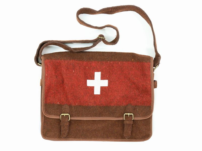 Swiss Blanket Messenger or Lap Top Bag