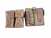 Show product details for Yugoslav SKS Leather Ammo Pouch