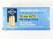 10mm Auto Ammunition PPU FPJ
