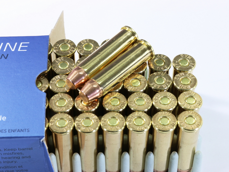 357 Magnum Ammunition PPU FPJ 158Grn