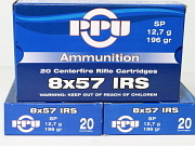 8x57R Rimmed Ammunition PPU 